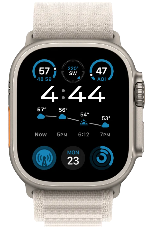 Scott&#x27;s current watch face