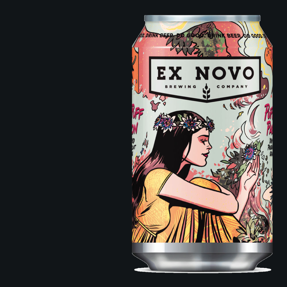 Ex Novo Brewing Puff Puff Passionfruit Sour